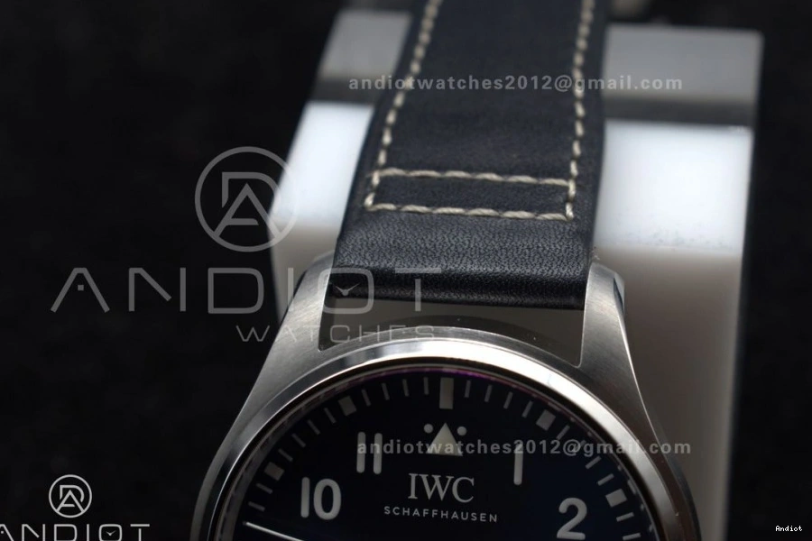 Edition Mark Blue on XX Blue IW328203 Best Strap Leather 1:1 ZF Dial Dark A32111 Pilot 1111